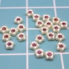 diy plum blossom diamond buttons, special-shaped diamond buttons for clothing accessories, decorative buttons, and garment buttons Item Picture